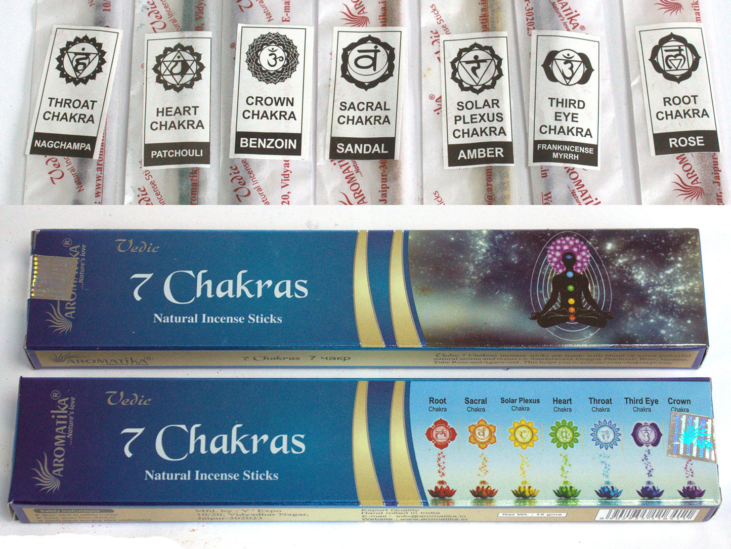 Vedic -Incense Sticks - 7 Chacra