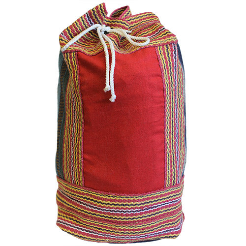 Nepal Bolsa de lona - painel vermelho