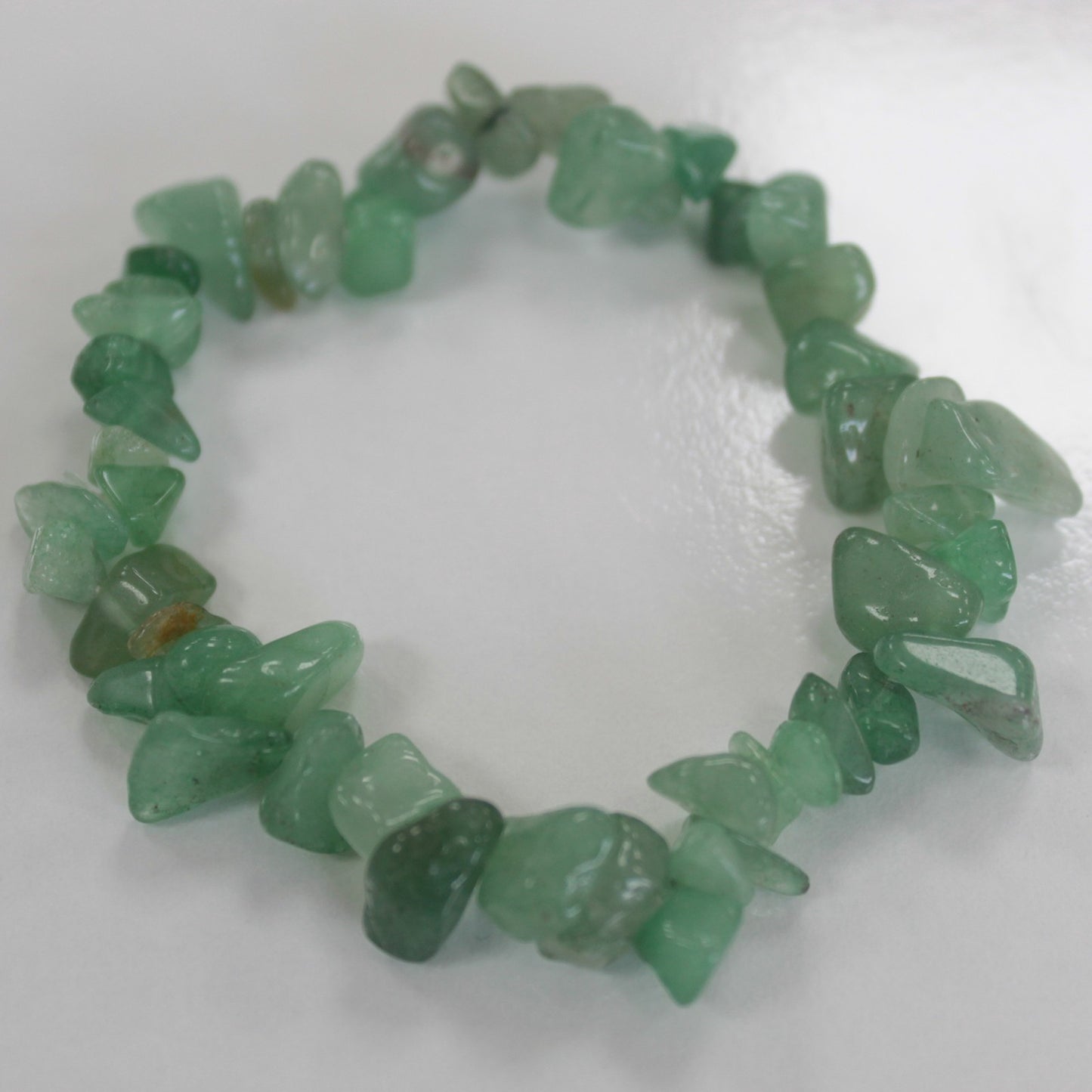 Pulseira Fragmentos de Pedras Preciosas - Aventurine Green