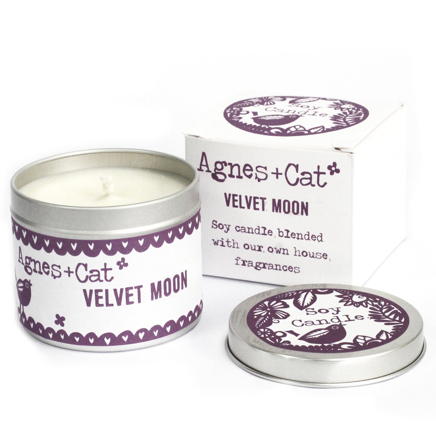 Velas em Lata - Velvet Moon