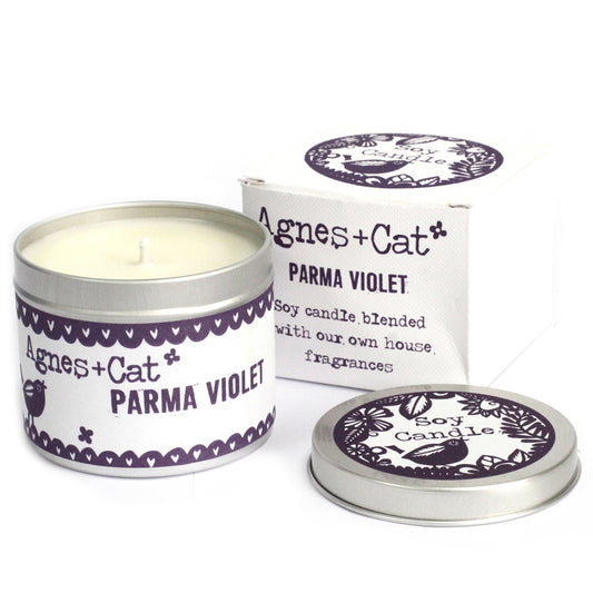 Velas em Lata - Parma Violet