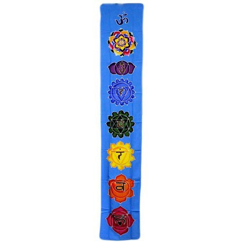 Banner vertical Chacra - celeste 183x35cm