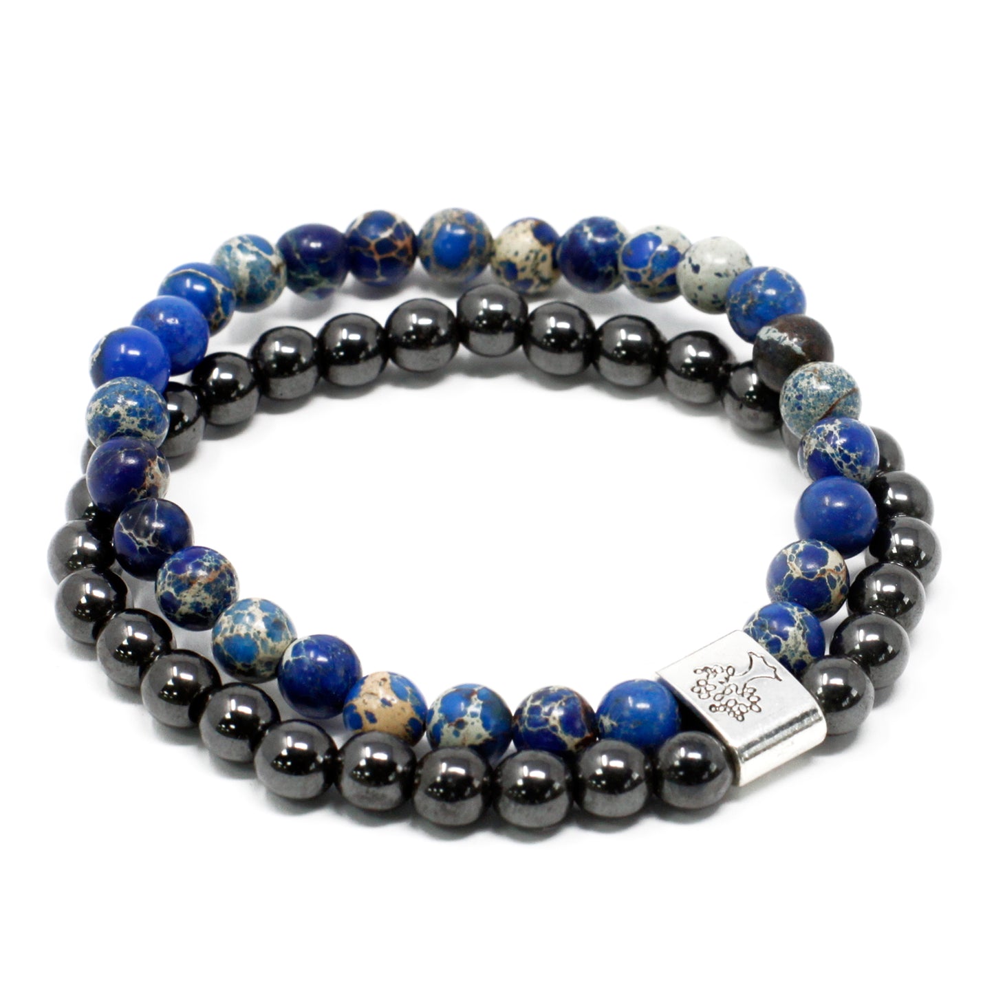 Pulseira de Pedras Preciosas Magnéticas - Sodalite