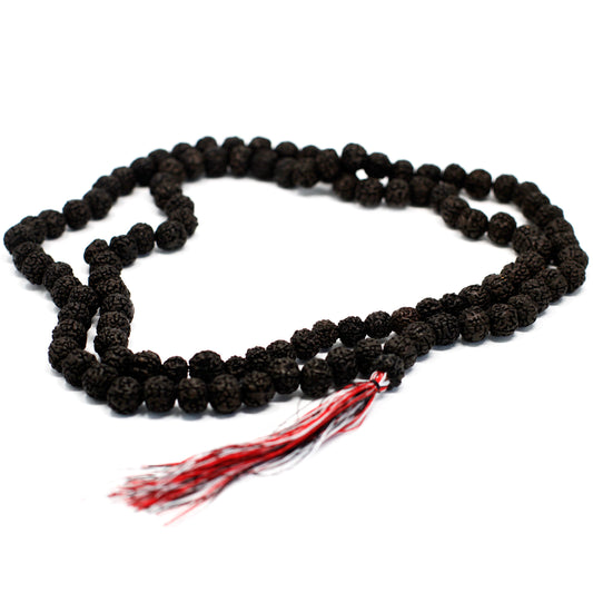 108 Rudraksha Japa Mala - escuro