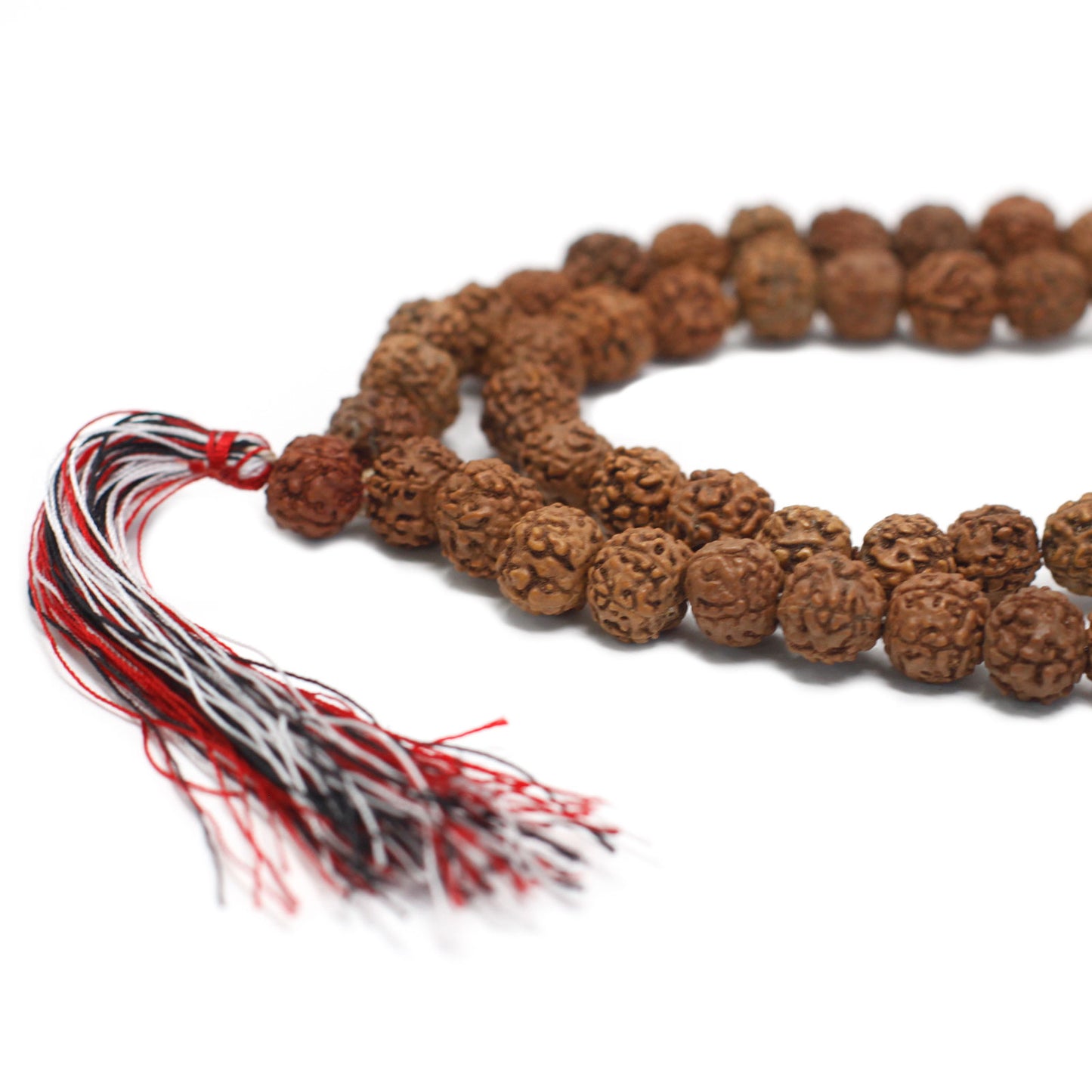 108 Rudraksha Japa Mala - Natural