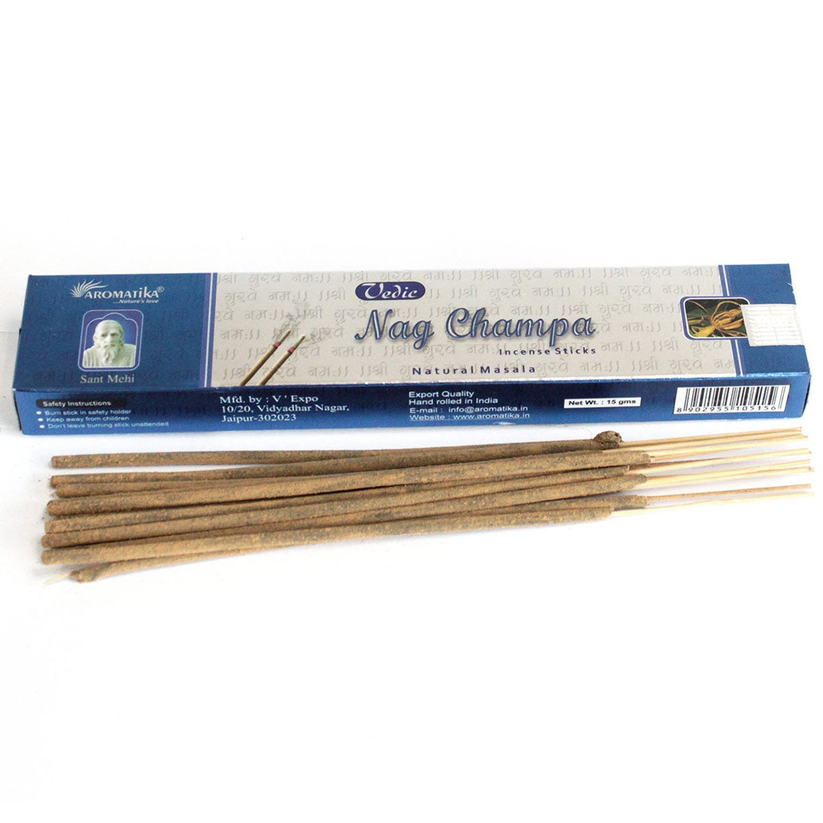 Védica - Palitos de Incenso - Nag Champanhe