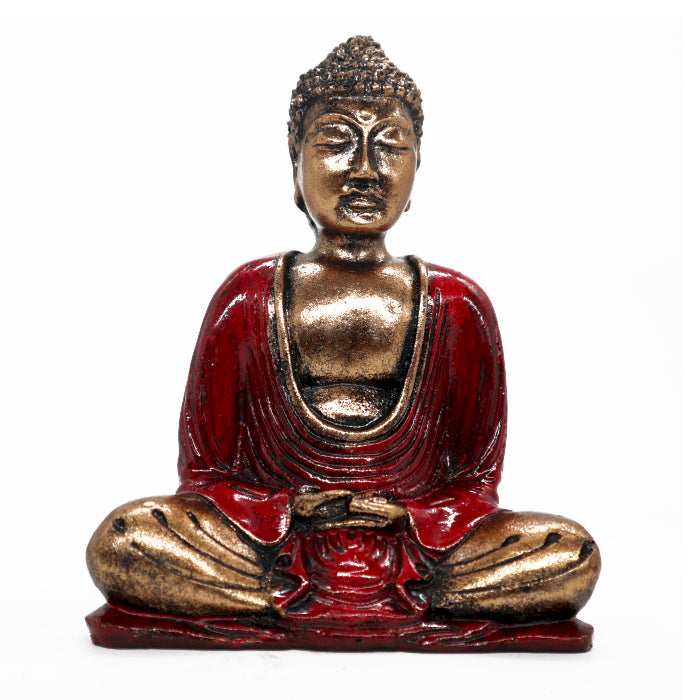 Buddha vermelho e Ouro - Med