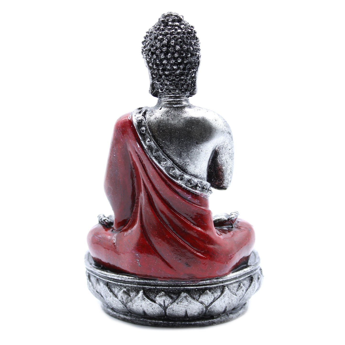 Buddha Porta Velas - vermelho - Med