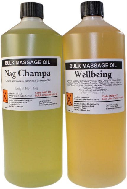 Óleo de Massagem 1kg - Nag Champanhe