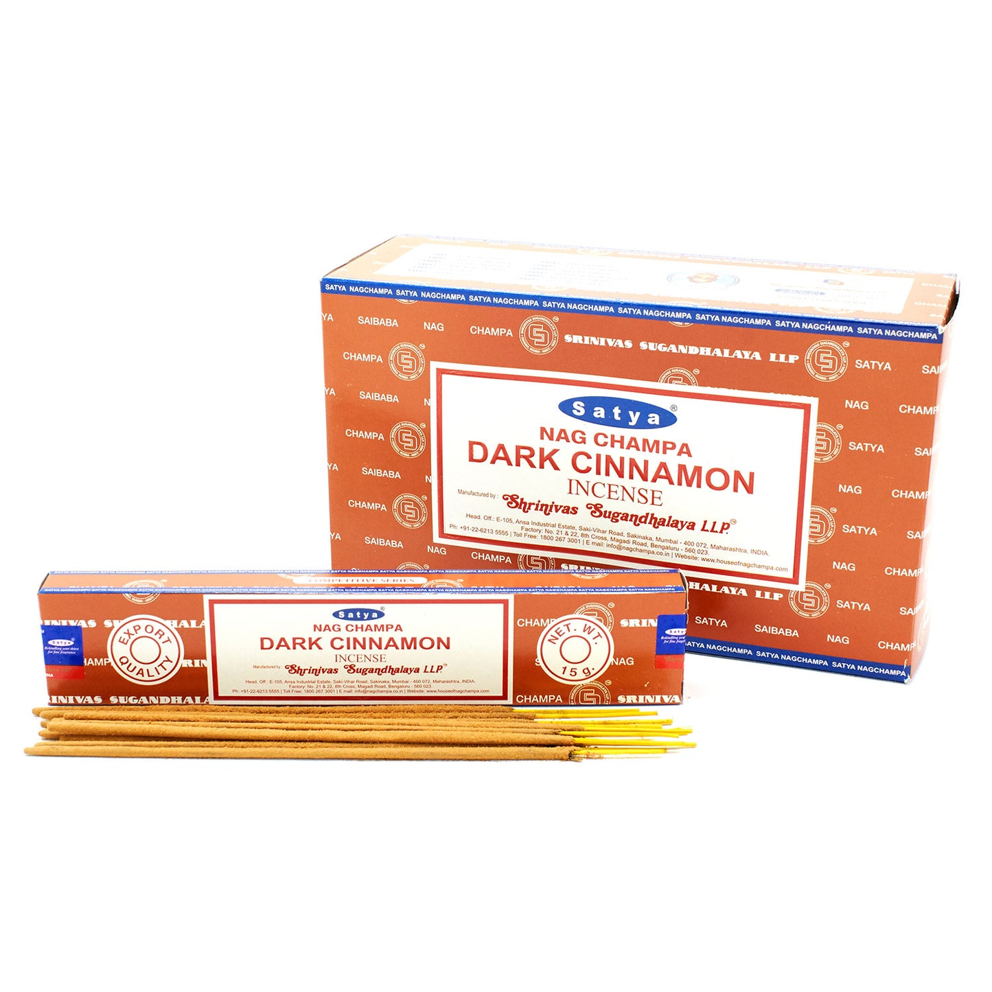 Varas de Incenso Satya 15g  - Dark Cinammon