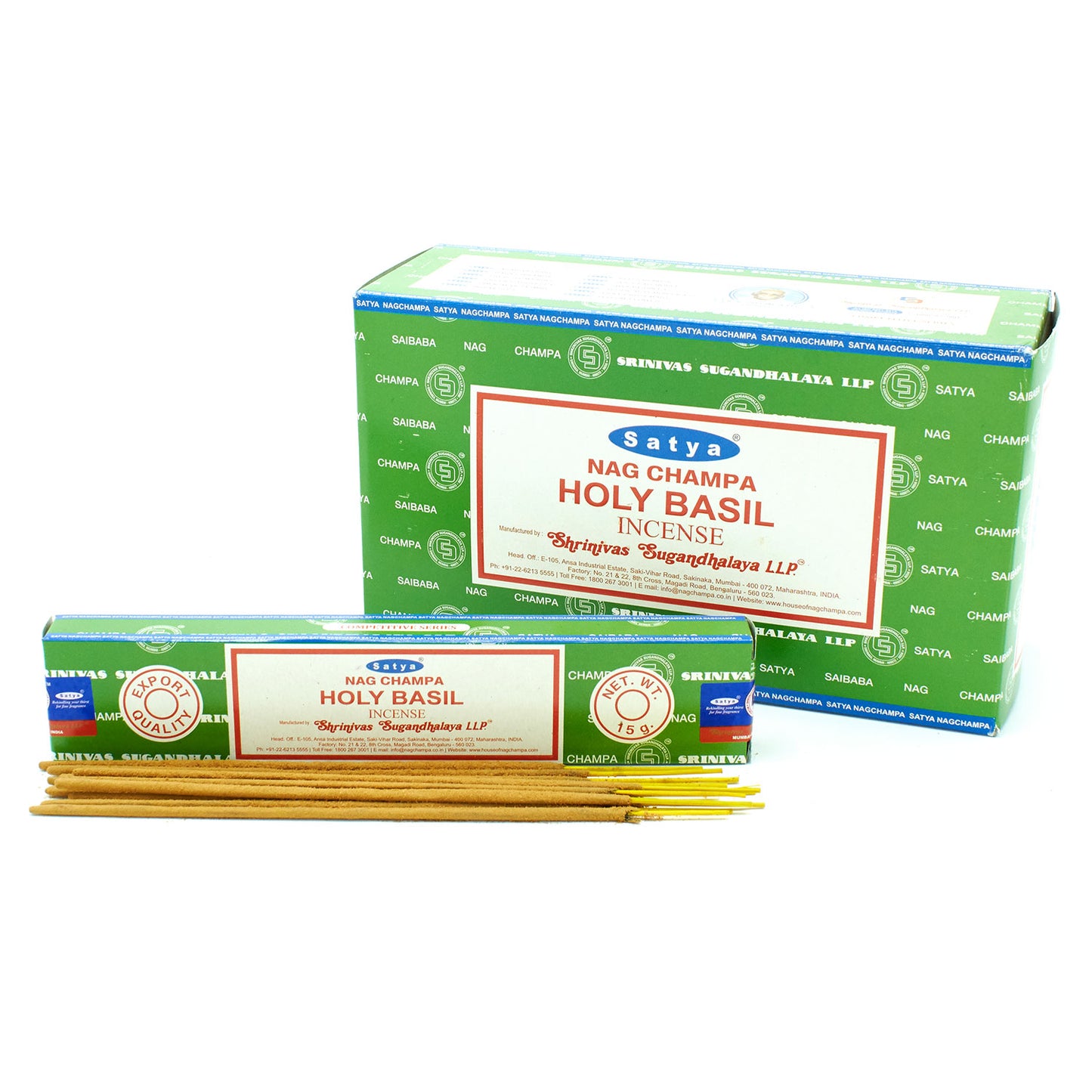 Varas de Incenso Satya 15g - Holy Basil