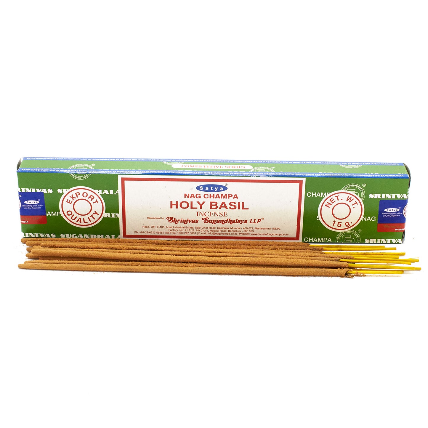 Varas de Incenso Satya 15g - Holy Basil