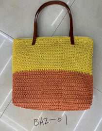 Volta às Bolsas de Bazar - amarelo e Laranja