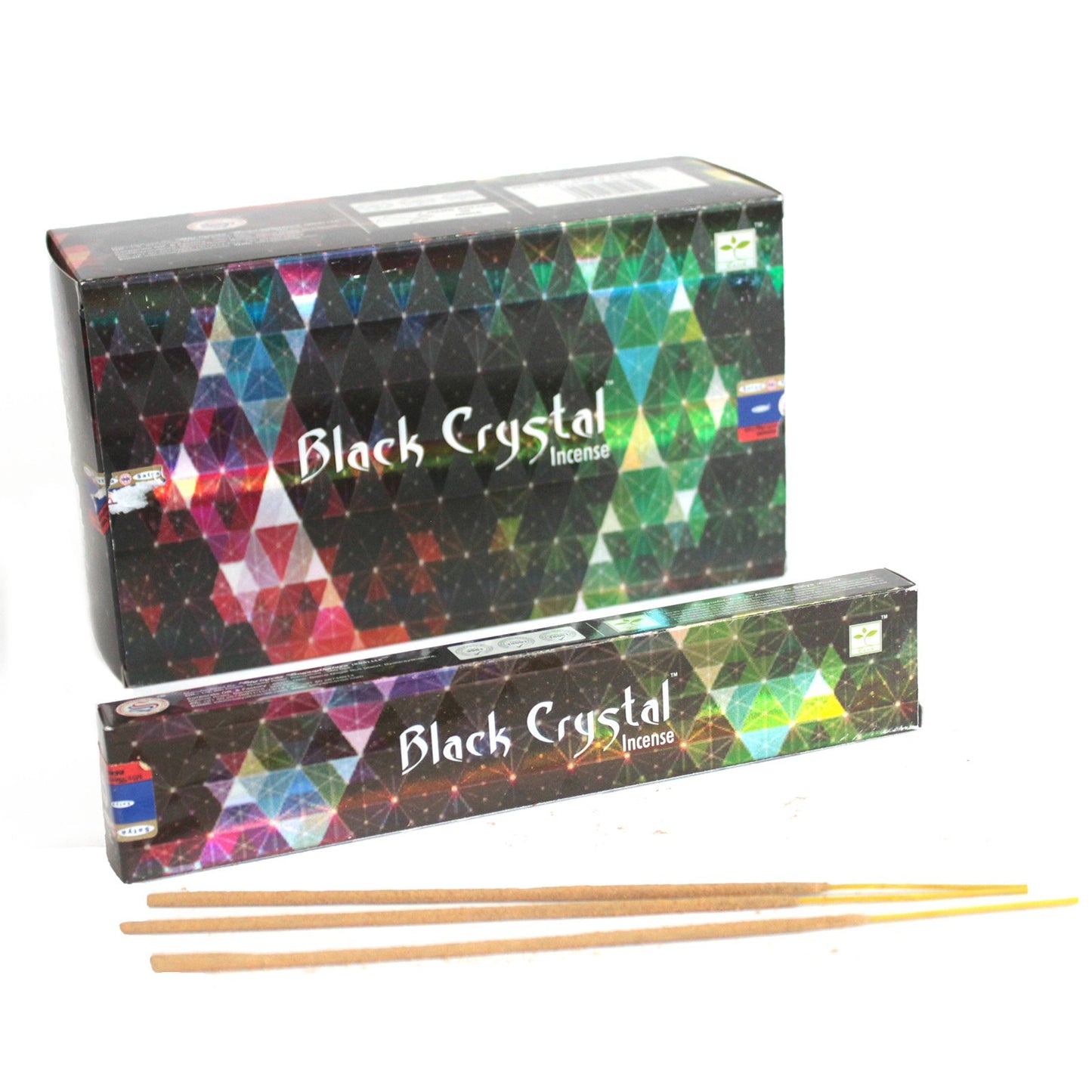 Incenso Satya Black Crystal Incense - 15g