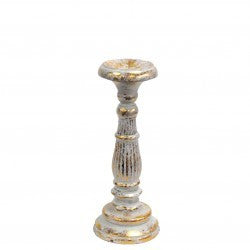 Candelabro Pequeno - Ouro Branco