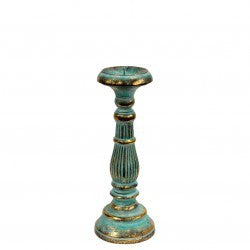 Candelabro Pequeno - Turquesa Gold