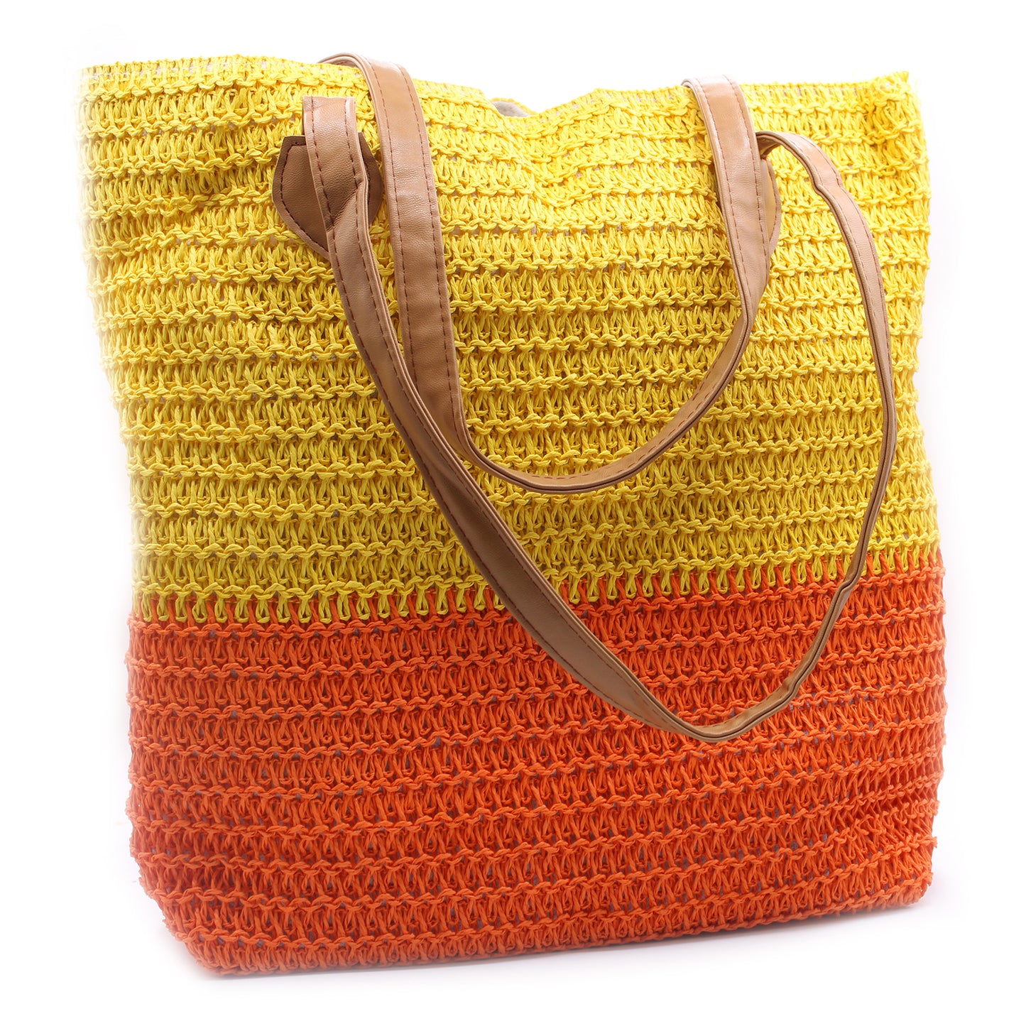 Volta às Bolsas de Bazar - amarelo e Laranja