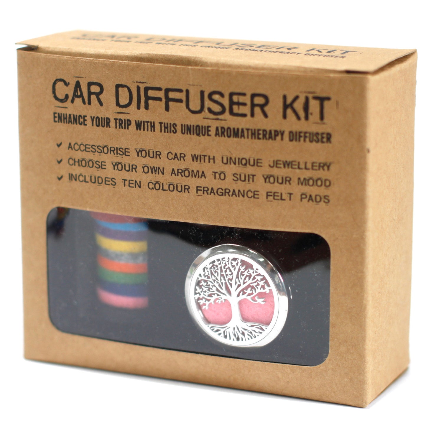 Kit difusor para carro - Lata de Chacra yoga - 30mm