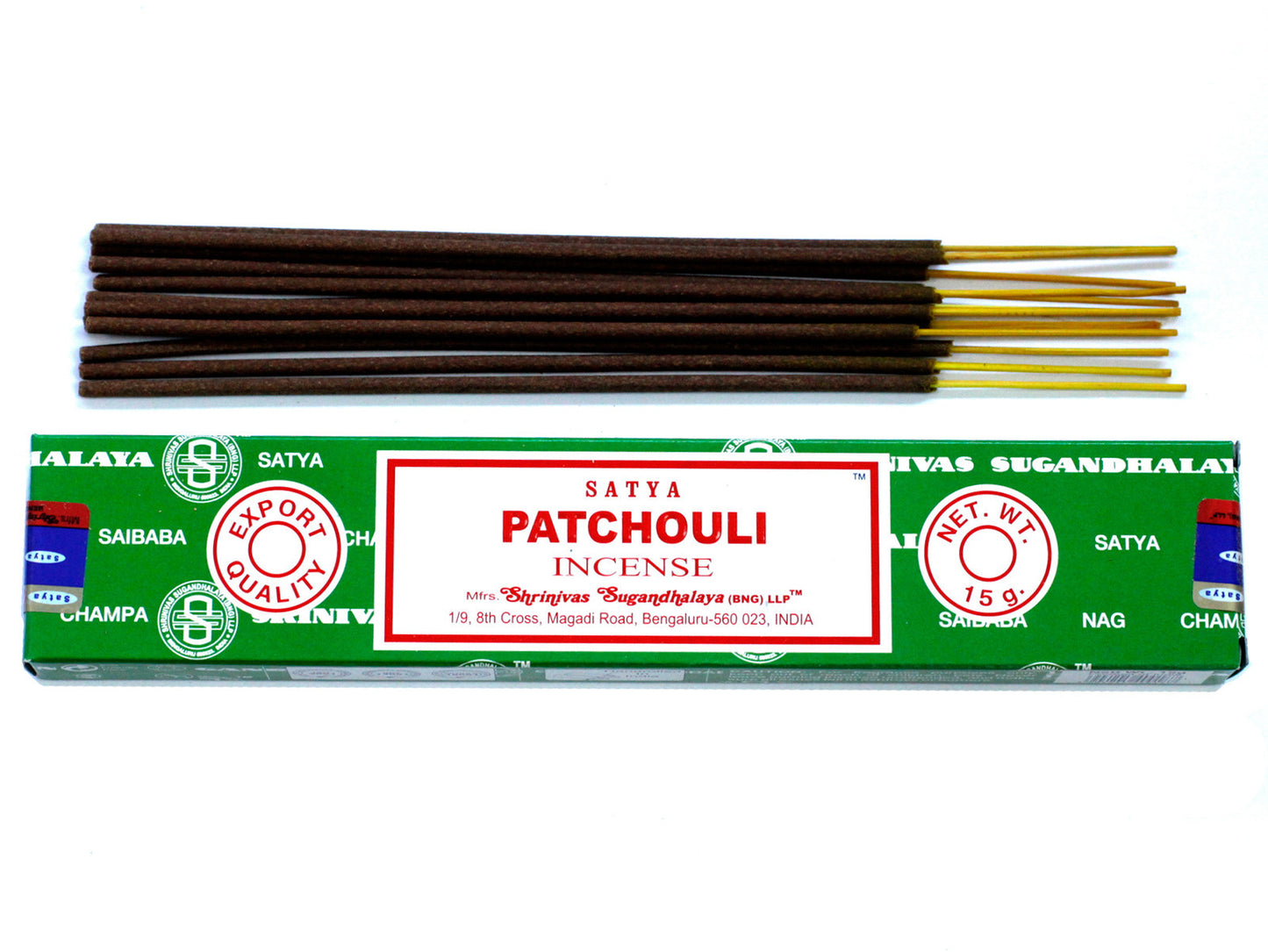 Varas de Incenso Satya 15gm - Patchouli