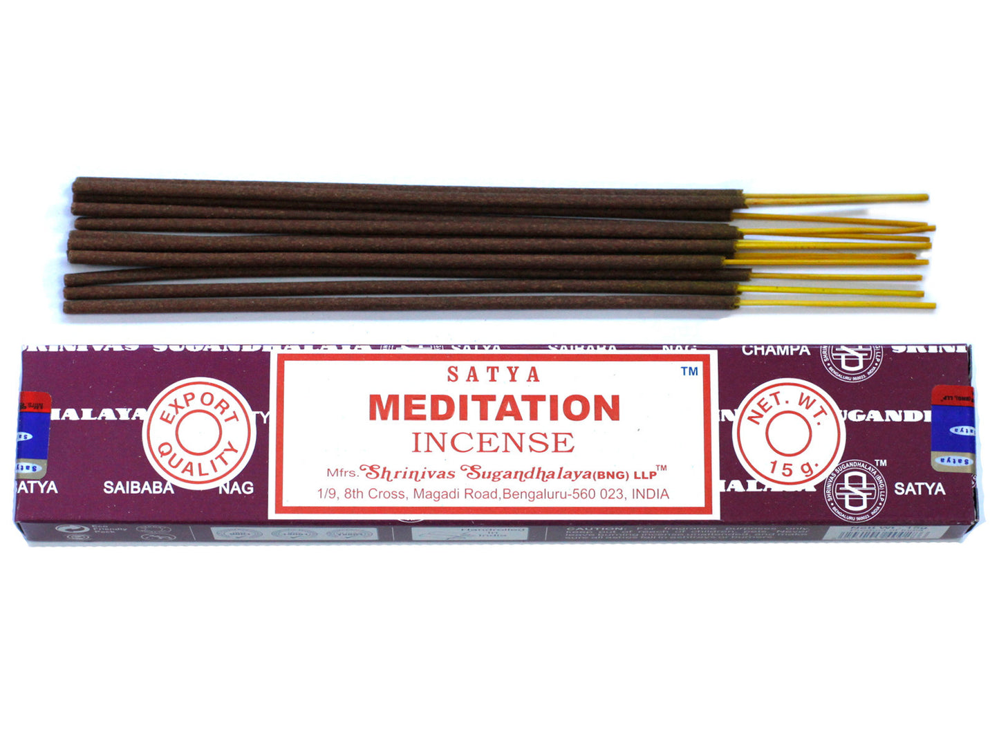 Varas de Incenso Satya 15gm - Meditação