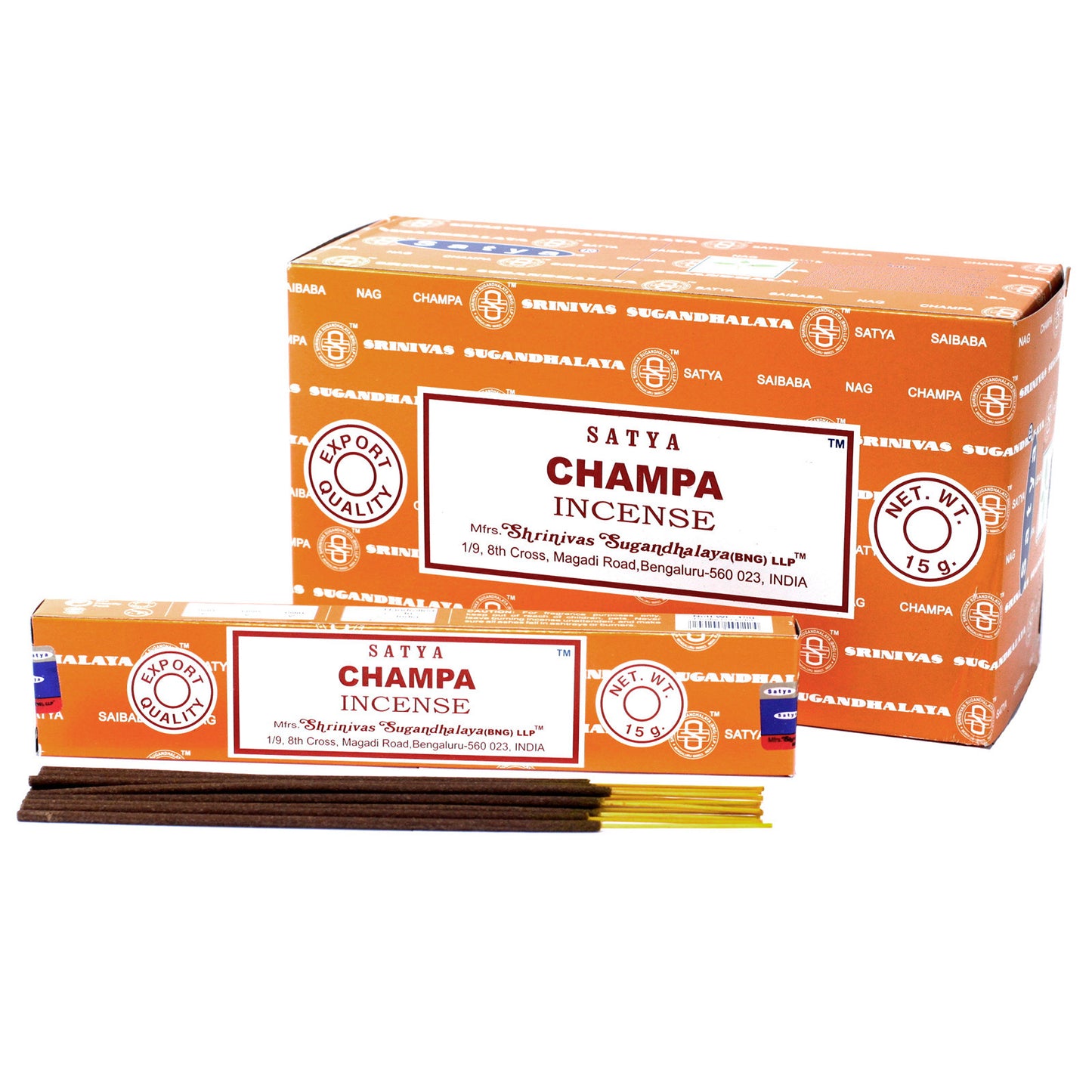 Varas de Incenso Satya 15gm - Champanhe