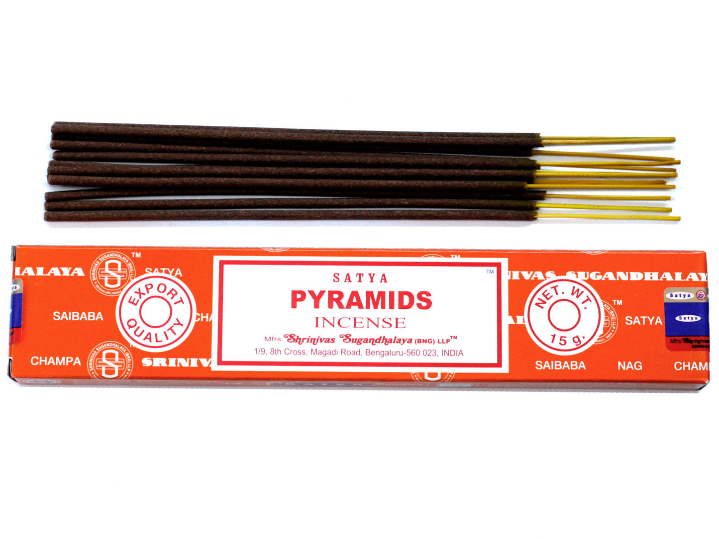 Varas de Incenso Satya 15gm - Pirâmide