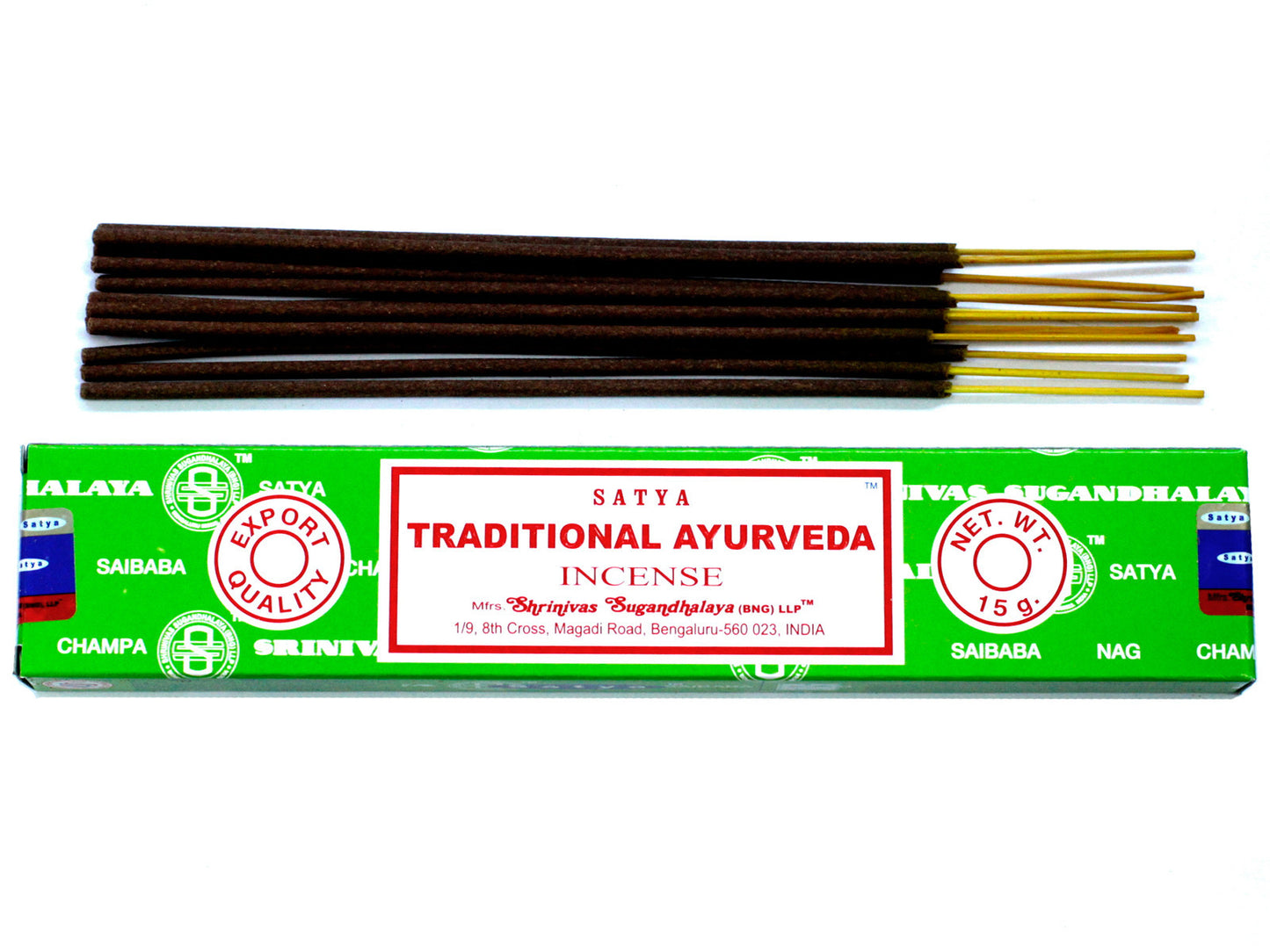 Varas de Incenso Satya 15gm - Tr.Ayurveda