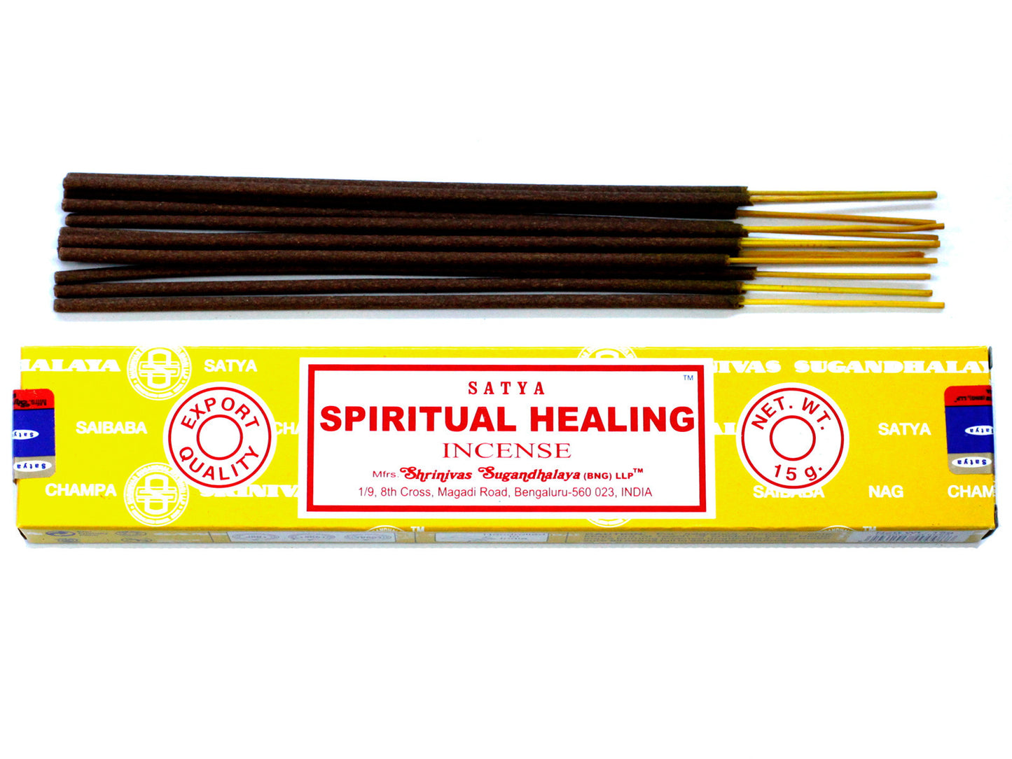 Varas de Incenso Satya 15gm - Sanación espiritual