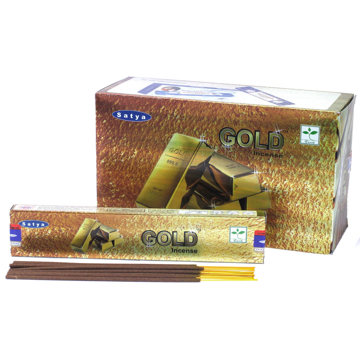 Varas de Incenso Satya 15gm - oro