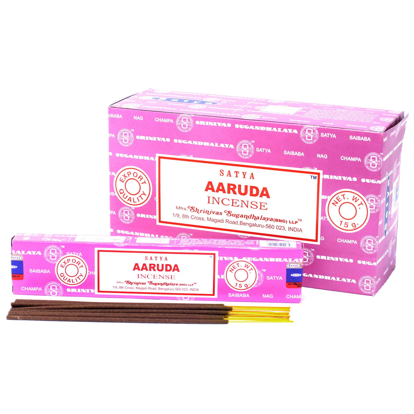 Varas de Incenso Satya 15gm - Aaruda