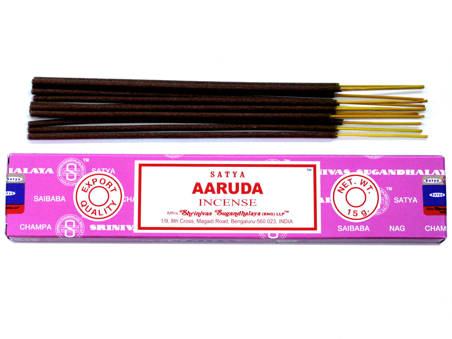 Varas de Incenso Satya 15gm - Aaruda