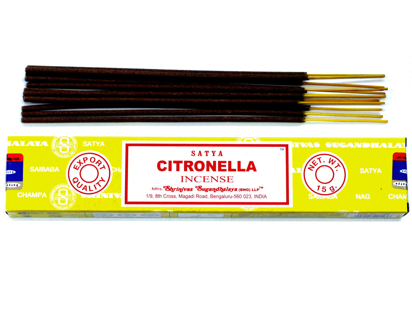 Varas de Incenso Satya 15gm - Citronela