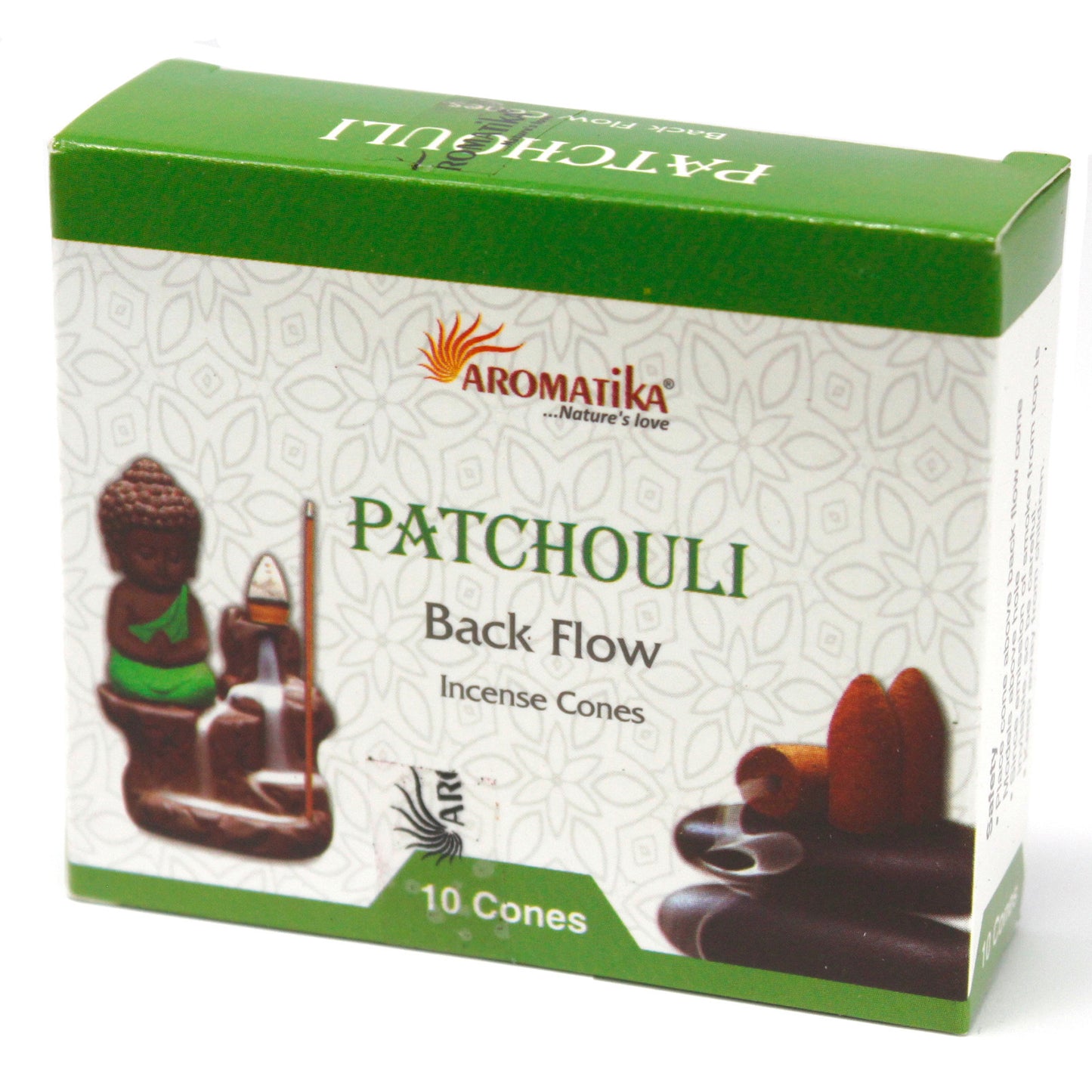 Cones de Incenso Refluxo Aromatika - Patchouli