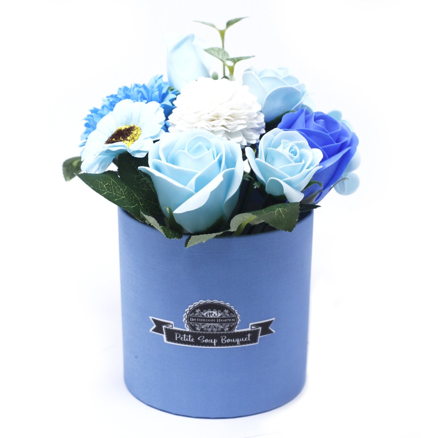 vaso de flores de presente Bouquet Petite - Azul Relaxante