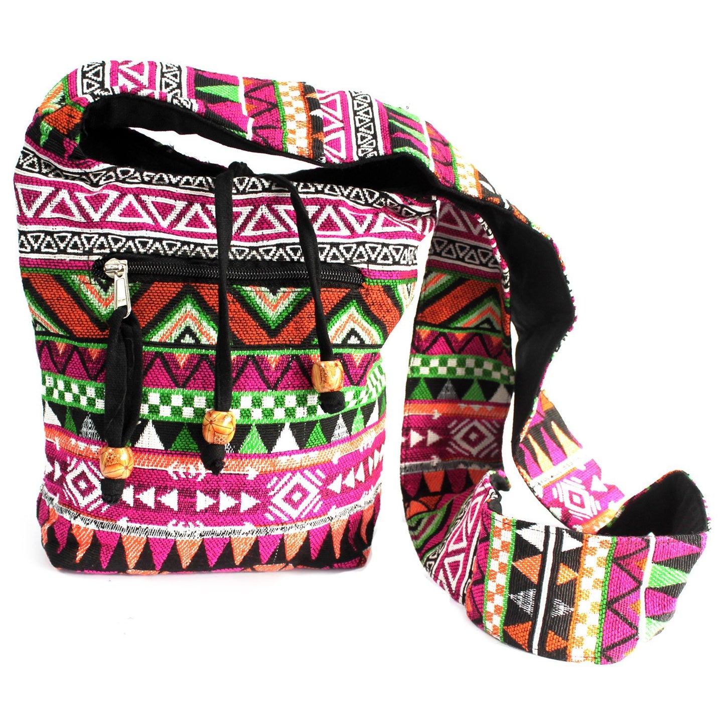 tecido Jacquard - Mochila peq. Rosada